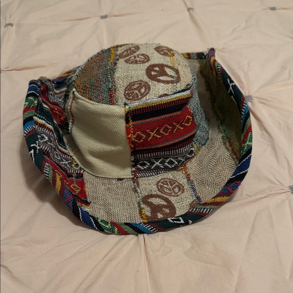 Multicolor Patchwork Bucket Hat - Picture 10 of 11